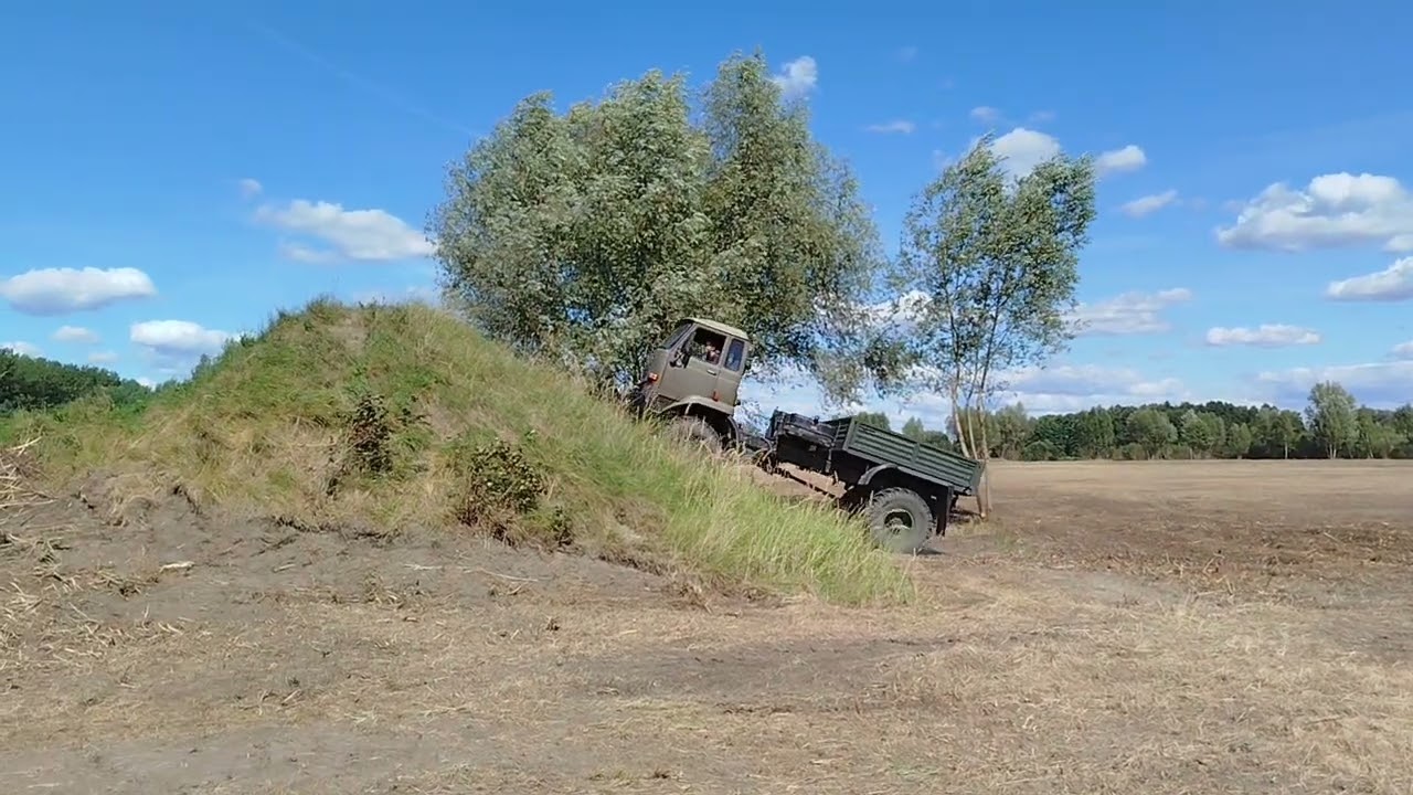 Star 244 Turbo -  ten sam nasyp, drugi podjazd 