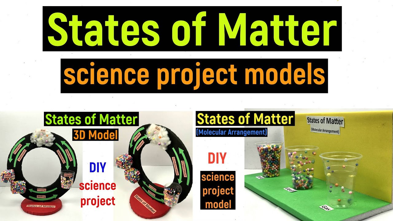 states of matter project models - science project model - diyas funplay ...