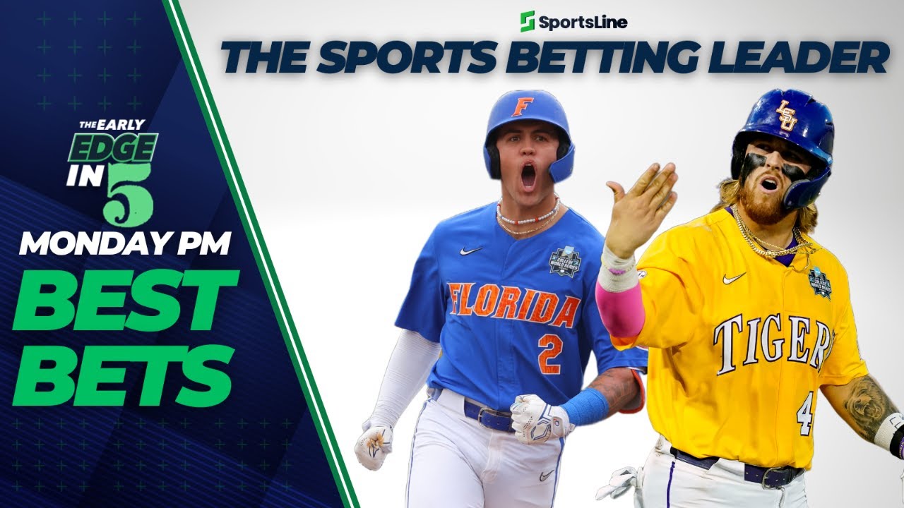 Tonight’s BEST BETS and PICKS: College World Series + MLB and More! | The Early Edge in 5
