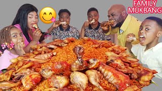 I OVERFEED PRICELESS | EASTER FAMILY CELEBRATION | PARTY JOLLY RICE WITH CHICKEN STEW |AFRICAN FOOD