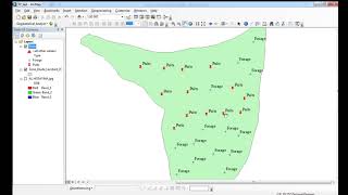 TP8:Excel to polygone, Mask by, Interpolation IDW and Kriging in ArcGIS