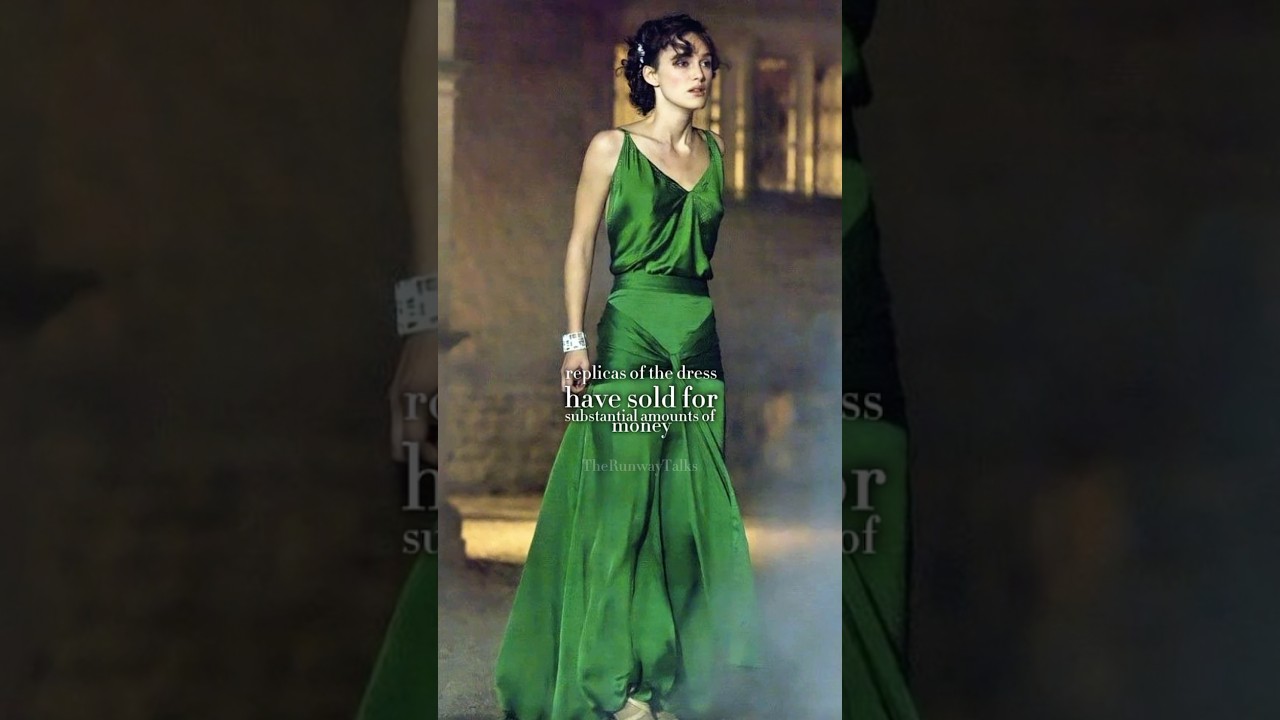 the MOST FAMOUS green dress in history Keira Knightley, Atonement #hollywood #fashion #celebrity - YouTube the MOST FAMOUS green dress in history Keira Knightley, Atonement #hollywood #fashion #celebrity - YouTube