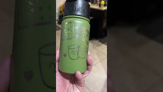 My first laser engraved bottle using the xtool s1