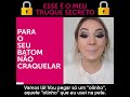 Meu Truque Secreto para o Batom não Craquelar - Dicas Rápidas de Maquiagem com Marília Makeup