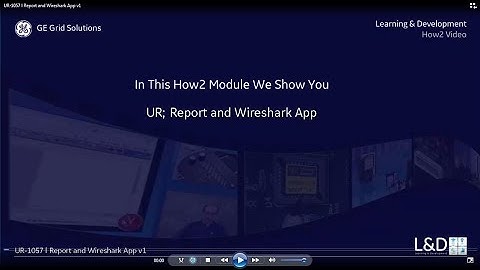 UR-1057 l Report and Wireshark App v1