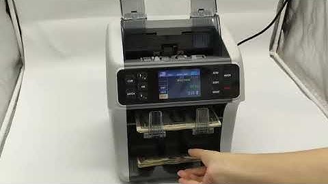 FMD 900 two pocket banknote sorter function introduction video