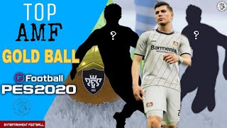Best gold AMF Pes 2020 || max ratings and levels || best attacking midfielder gold ||