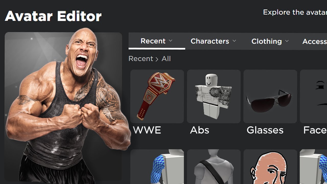 How To Be The Rock In ROBLOX! 