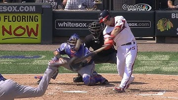 TEX@CWS: Two White Sox score on Gentry