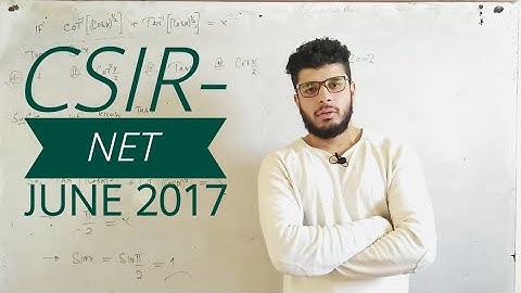 CSIR-NET I JUNE 2017 I PART B I LINEAR ALGEBRA.