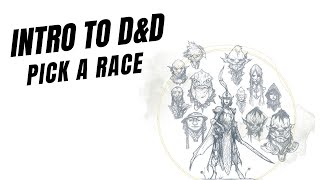 Intro to D&D: Pick a race