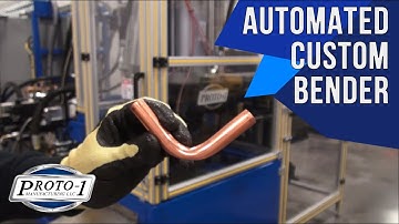 Tube Bending | Automated Copper Tube Bender | 0.50" 90 Degree Bend Tooling