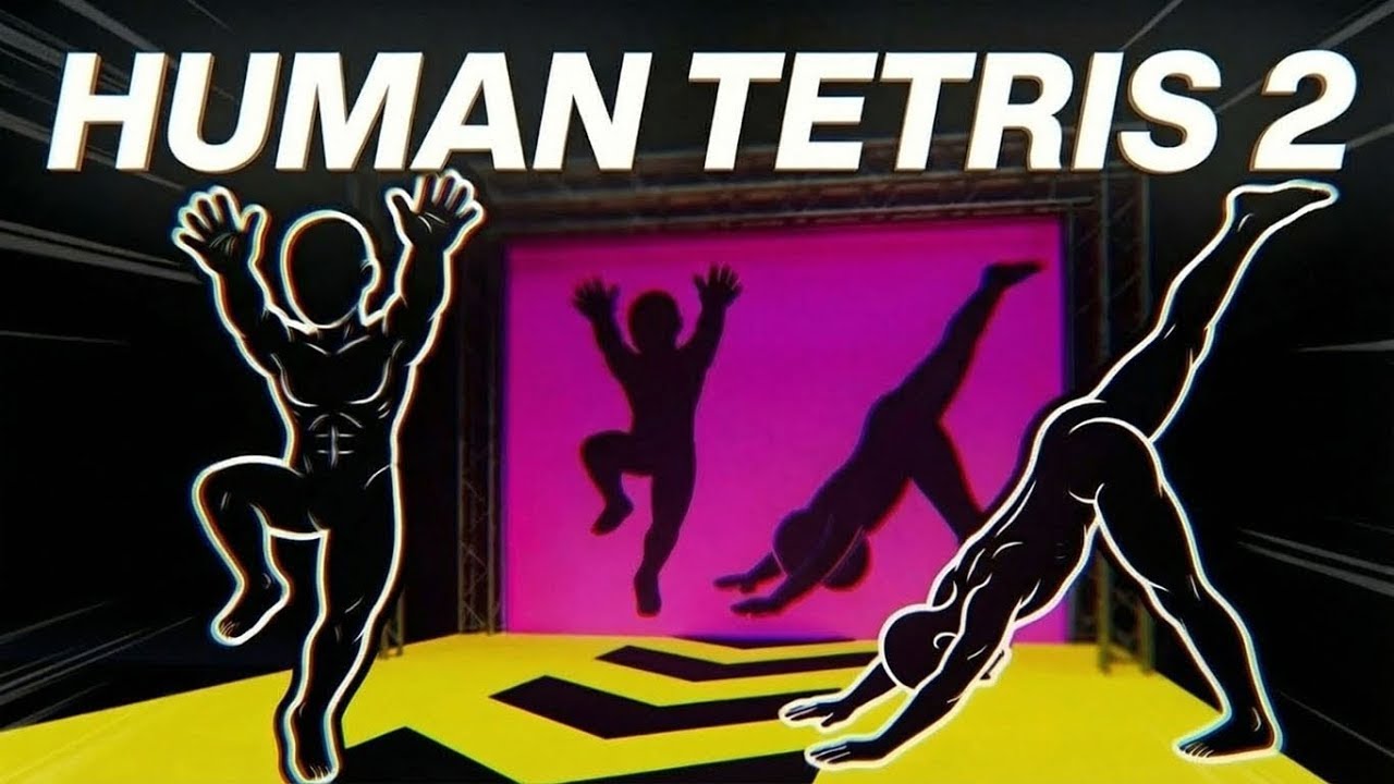 HUMAN TETRIS CO-OP | High Quality Immersive Interactive Warm Up | Viral Interactive Game | FULL