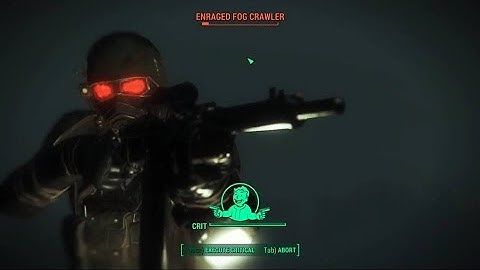 Fallout 4 FarHarbor Enraged fog crawler!