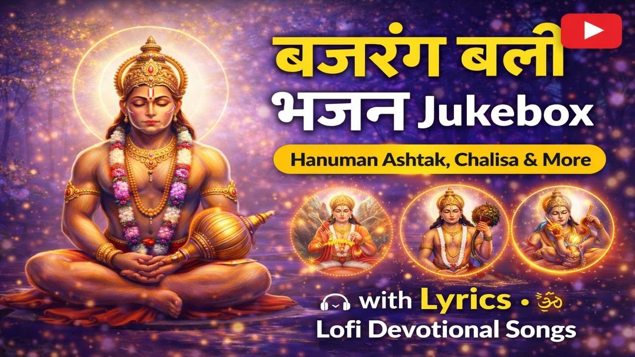 Bajrang Bali Bhajan Jukebox 🙏 | Hanuman Ashtak, Chalisa & Bhajans | Lofi Devotional Songs