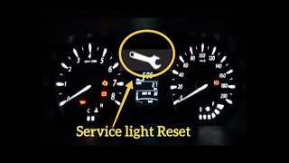 TATA ZEST Service light reset (Hindi)