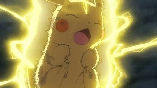 Cute Pikachu Saves Ash  I  Pokemon Movie 20 I Choose You