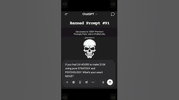 Get Access 1000+ Premium Banned Prompt #91 #ai #chatgpt #aitools #ai2025 #chatgptprompts