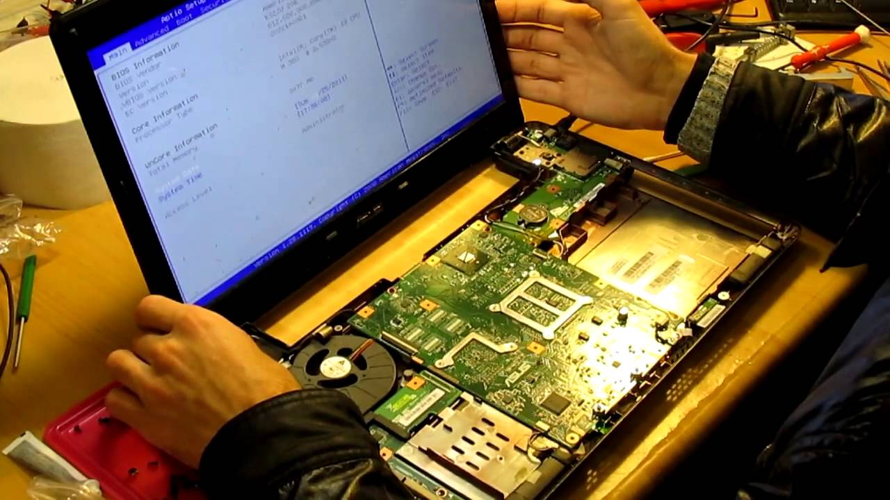 Ремонт ноутбуков в Одессе, замена клавиатуры и чистка от пыли системы ...