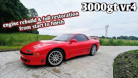 Fully restored & engine rebuild Start to Finish in 15 minutes [ twin turbo 3000gt vr4 ]