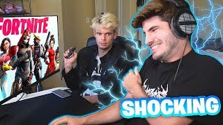 Getting shocked every time I get shot in Fortnite...