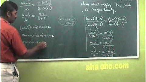 Unit-3 Bilinear Transformation - Mathematics