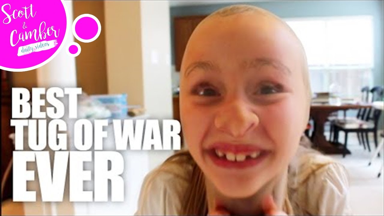 🤣 HILARIOUS KIDS' STOCKING TUG OF WAR! | Scott and Camber