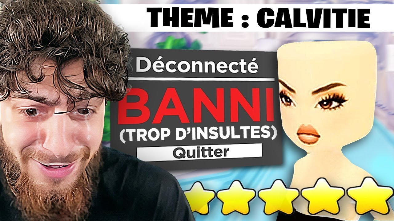 JE ME FAIS BAN DE DRESS TO IMPRESS 💀 (tout le monde se moque de moi sur les défilés ROBLOX)