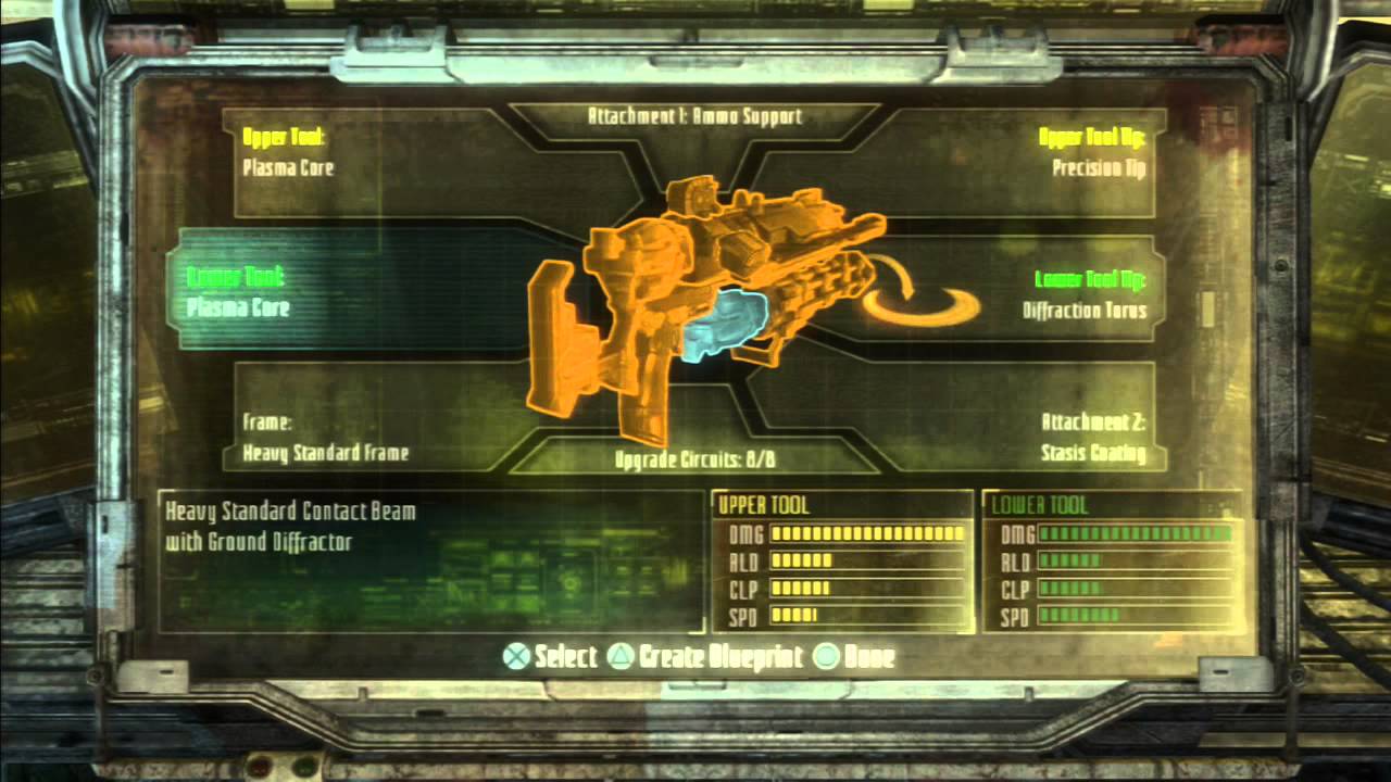 Dead Space 3 Weapon Crafting Tutorial- How to make the Contact Beam