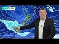 High pressure flirts with NZ, we track the showers & wind