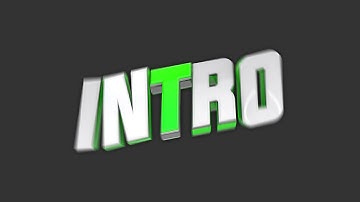 | RAW RENDER | INTRO FOR iNTROHD | C4D & AE | 2K 60FPS |