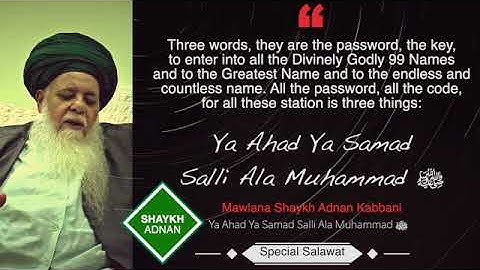 Blessed Salawat Collection 7x Loop - Mawlana Shaykh (q) [Nazim, Mehmet, Adnan, Hisham]
