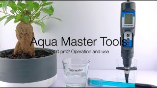 Aqua Master Tools - How to use - S300 Pro2 pH/Temp Substrate meter