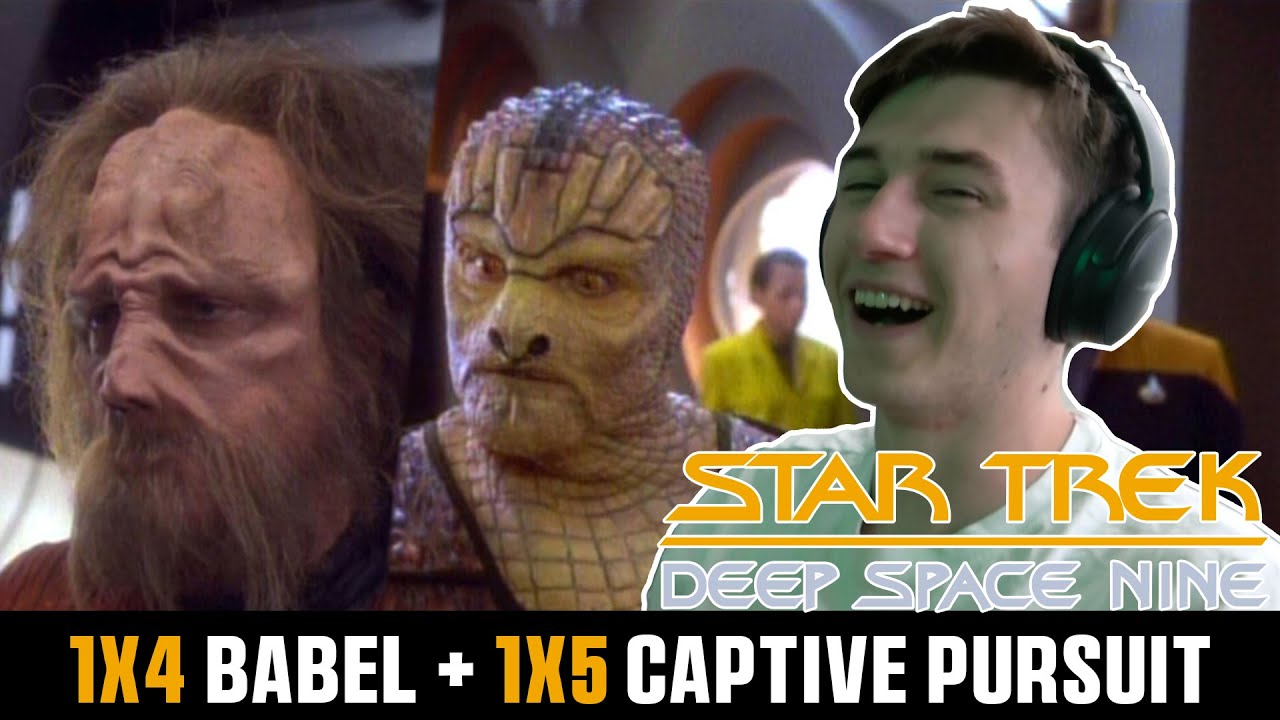 STAR TREK DS9 Babel + Captive Pursuit | 1x4 and 1x5 REACTION | FIRST TIME WATCHING!!