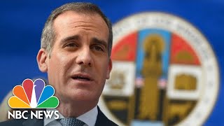 Live: LA Mayor Eric Garcetti Gives Coronavirus Update | NBC News
