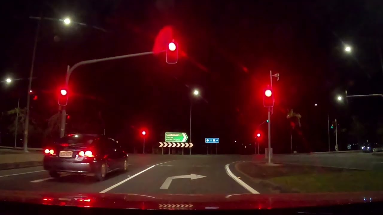 Mackay, Queensland. Road Night View - 12.8.2023