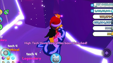 Unlocking the High Tech Hoverboard in Pet Simulator X!