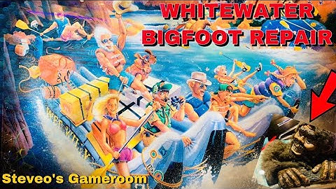 Williams WHITE WATER Bigfoot Error Repair - WH2O - WH20 Pinball Machine Fix