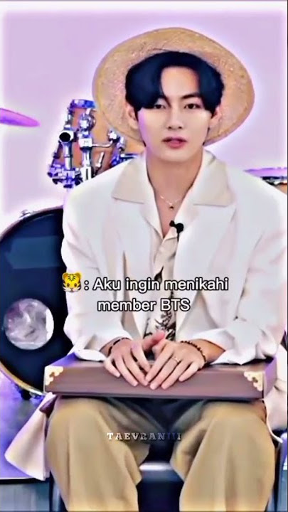 ketika taehyung bilang ingin menikahi member bts😂,ini tae salah ngomong/lagi ingat omongan army sih?