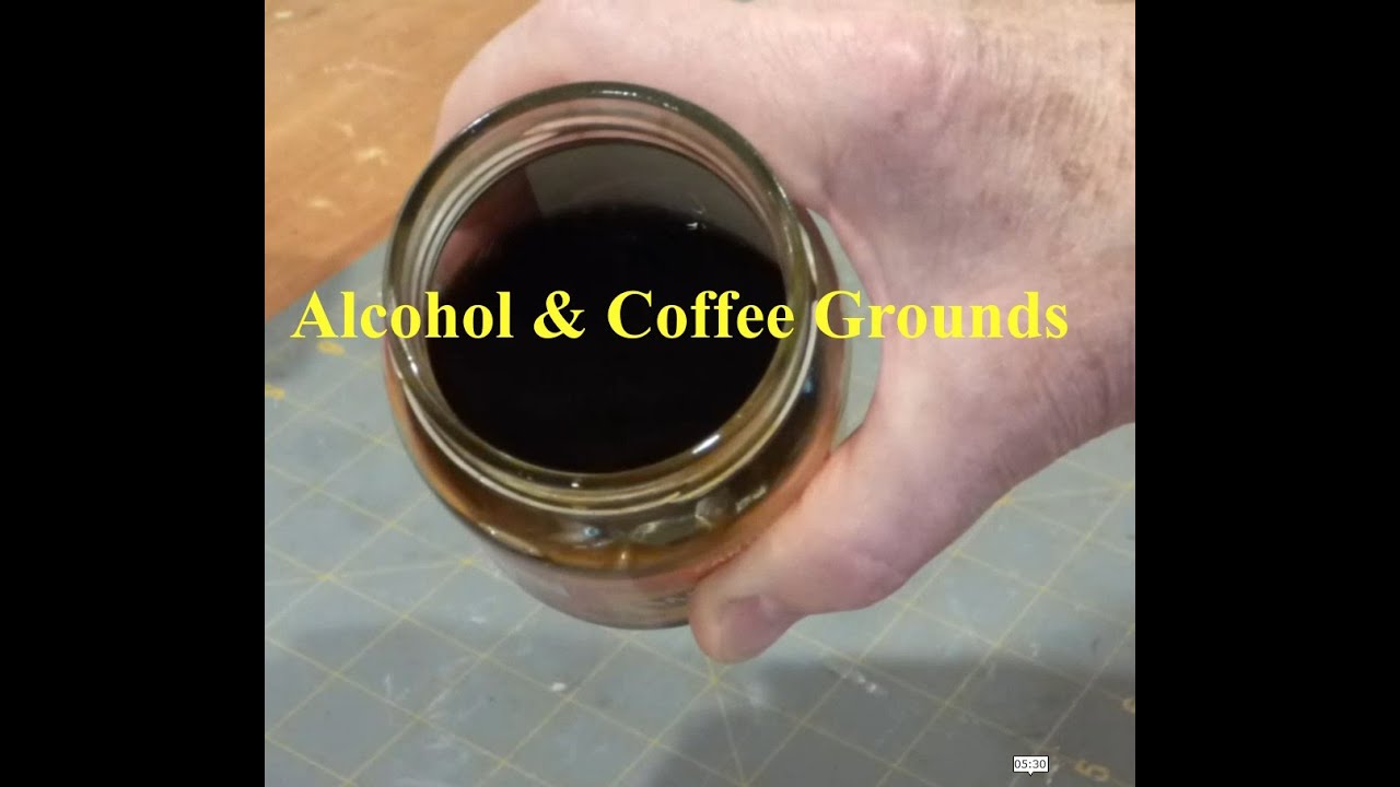 Trying Out An Alcohol Coffee Grounds Stain YouTube trying-out-an-alcohol-coffee-grounds-stain-youtube