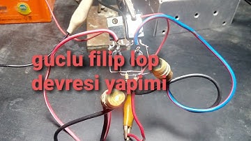 COK KOLAY GUCLU FİLİPLOP DEVRESİ  CAKAR