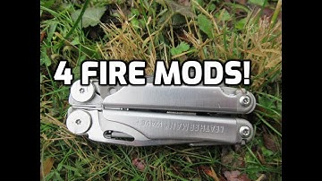 Leatherman Wave Mod, 4 Ways to Add A Ferro Rod.