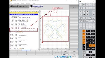 Heidenhain TNC640 - Getting Started | Transformations |AXIS-SPECIFIC SCALING (Cycle 26) - Tutorial 7