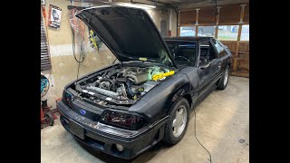 FOXBODY MUSTANG 86 93 THROTTLE CABLE INSTALL