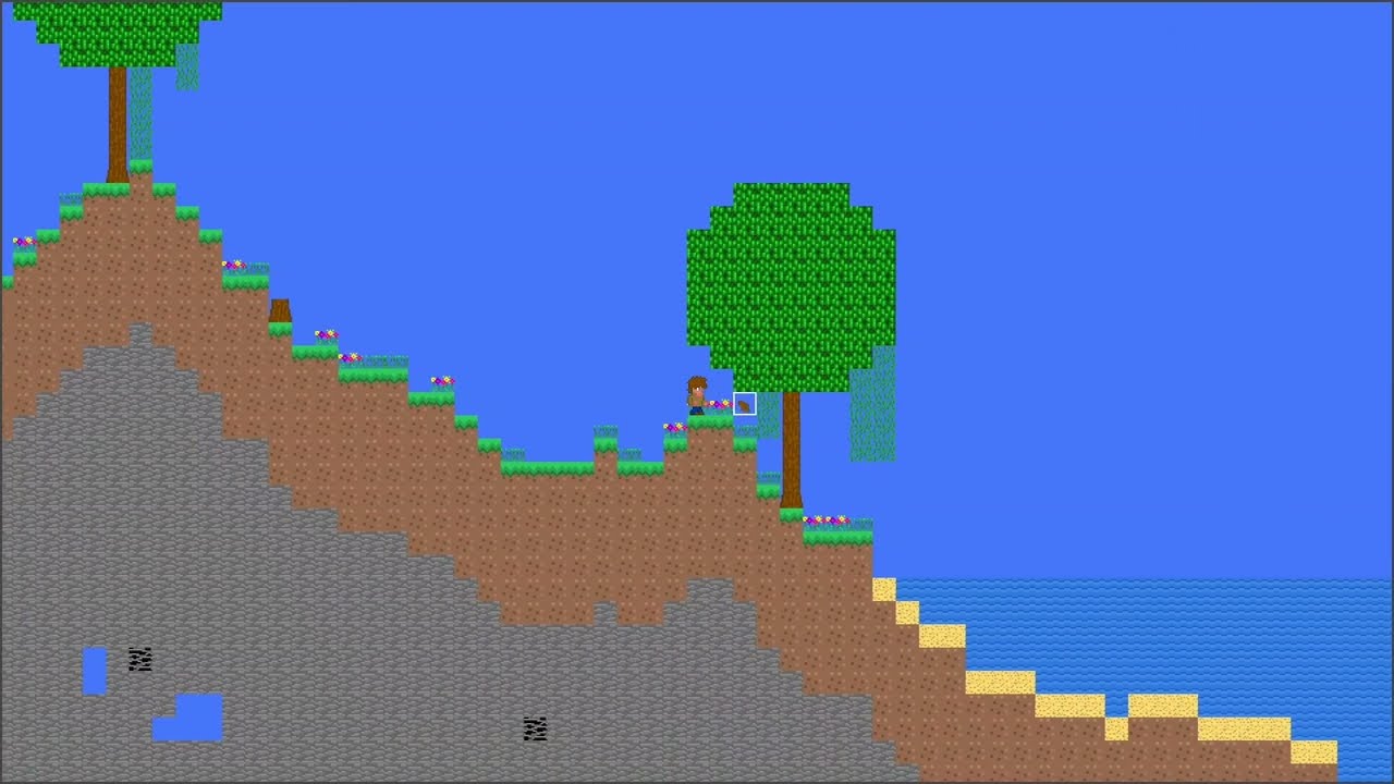 Terraria Clone with improved Liquid Physics