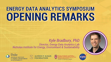2023 Energy Data Analytics Symposium Opening Remarks: Kyle Bradbury