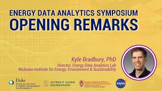 2023 Energy Data Analytics Symposium Opening Remarks: Kyle Bradbury