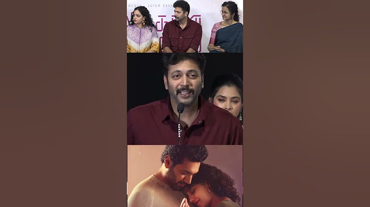 Jayam Ravi Speech at Kadhalikka Neramillai Pre-Release Event! #shorts