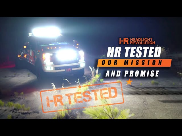 HR Tested - Our Mission and Promise - We Do Lighting Better Because We Test!