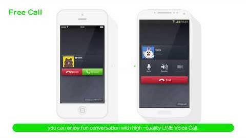 LINE - Tutorial Video - Free call (EN)